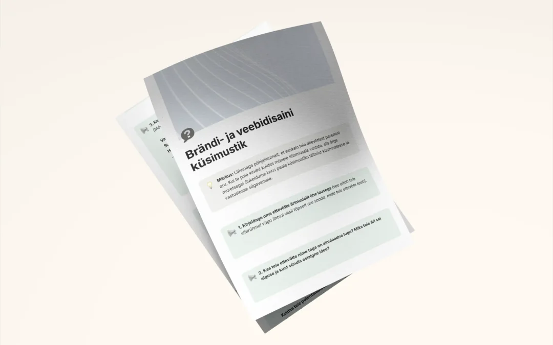 Brändi- ja veebiküsimustik